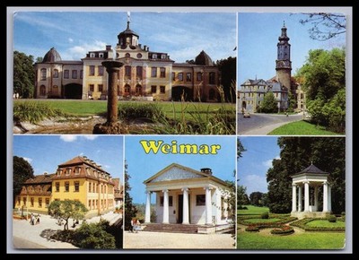 Ansichtskarte Weimar / Stadtschloss / Römisches Haus +++