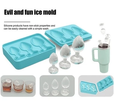 JOY Adult Prank Novelty Intimate Toy Ice Cube Mold Silicone Novelty Party Hen Stag