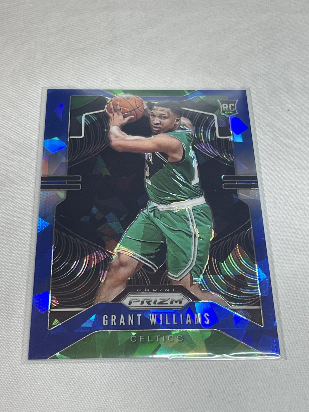 2019-20 Panini Prizm Blue Ice Grant Williams RC /99 Boston Celtics #267