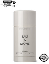 SALT  STONE Aluminum Free Deodorant  Extra Strength 48 Hour Protection for Wom