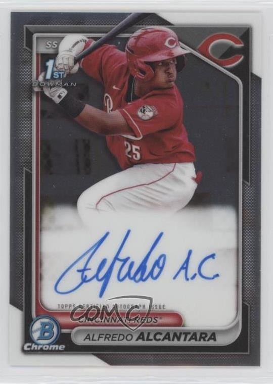 2024 Bowman Chrome Prospect Auto Alfredo Alcantara #CPA-AA Auto 1bi0