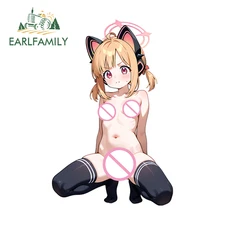 EARLFAMILY Saiba Momoi Anime Car Sticker Bumper Artistic Racing Motorcycle Decal
