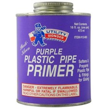 16 oz 1 pint Purple PVC/CPVC Primer