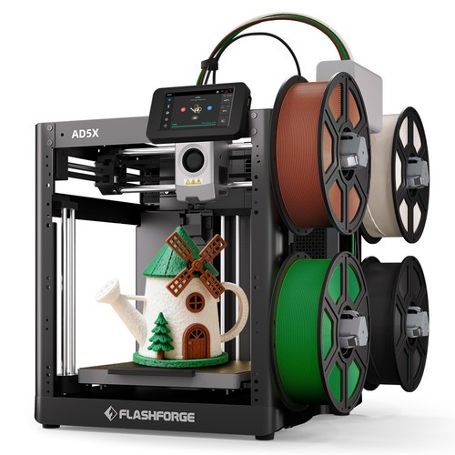 FLASHFORGE AD5X Multi-Color 3D Printer w/ IFS Max 600mm/s High Speed Printing US