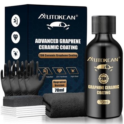 Graphene Ceramic Coating(70ml), Advanced 20H Ceramic Coating for Cars Long