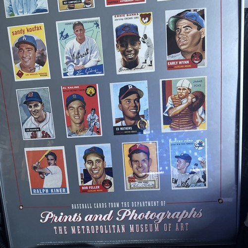 LEGENDS OF BASEBALL 1933-1959 FOAM BOARD POSTER- METROPOLITAN MUSEUM OF ART 1992 - Picture 3 of 3