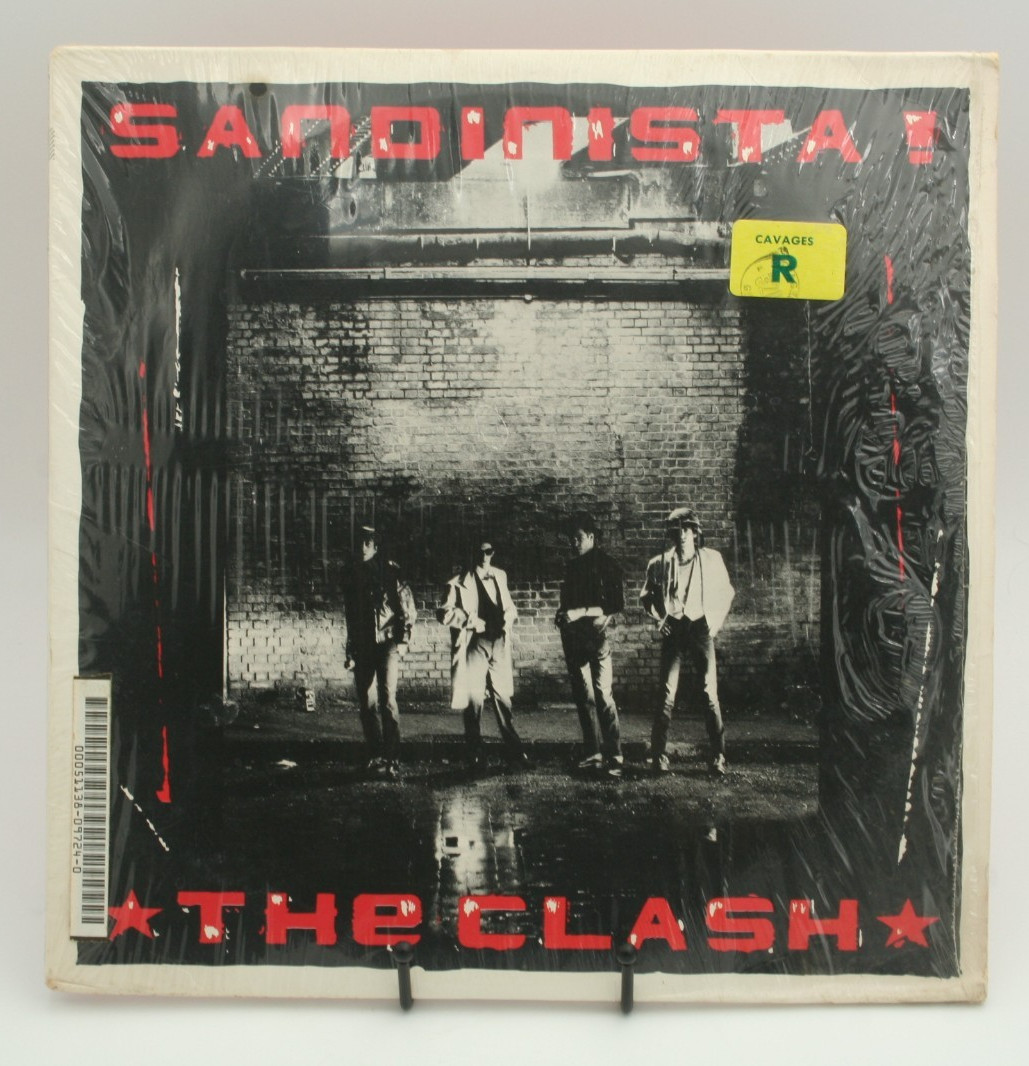 The Clash Sandinista! 3 Record LP Set Vintage Vinyl Epic (1990) In Shrink