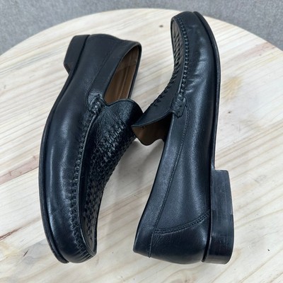 Florsheim Beaufort Weave Leather Loafers 11D Mens‎ Slip On Black Dress Shoes Florsheim Beaufort Weave Leather Loafers 11D Mens Slip On  main image 3