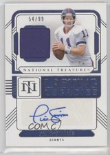 2024 Panini National Treasures Lasting Legacies 54/99 Phil Simms Auto 6r6