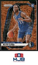 2024-25 Panini Prizm Melvin Ajinca Prizms Fast Break Orange #/125 #255 Mavericks