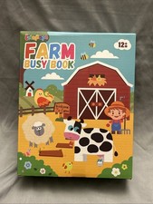 Farm Busy Book for Toddlers 1-3 Montessori Activity Quiet Book