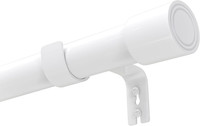 Ausziehbar Gardinenstange 2M Vorhangstange Weiß Curtain Rod Mit Halterungen Aus