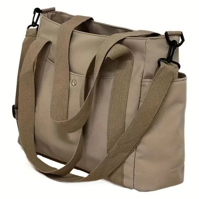 Große Kapazität Nylon Umhängetasche Einfarbig Reise Organizer Schultertasche