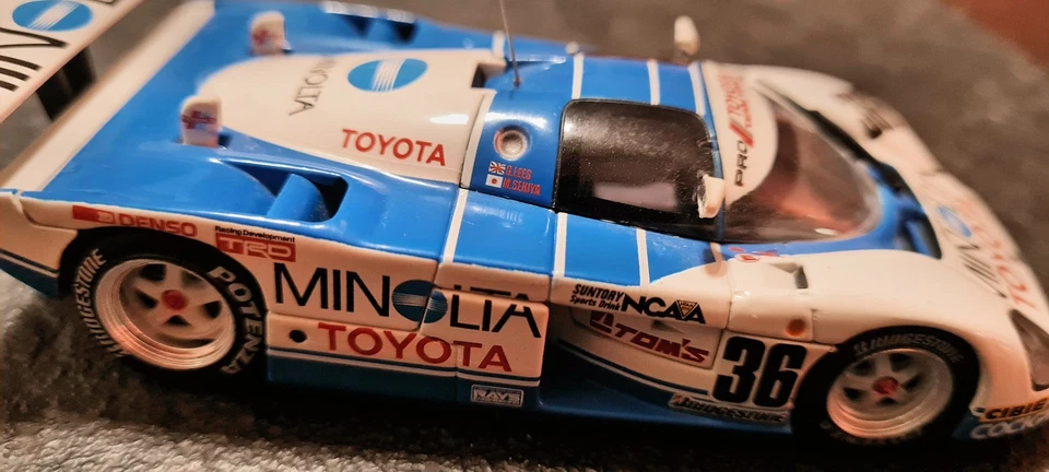Modellino Le Mans 1:43 Toyota Minolta Toms 1988 88C Lees, Sekiya, Hoshino EBBRO - Immagine 3 di 4