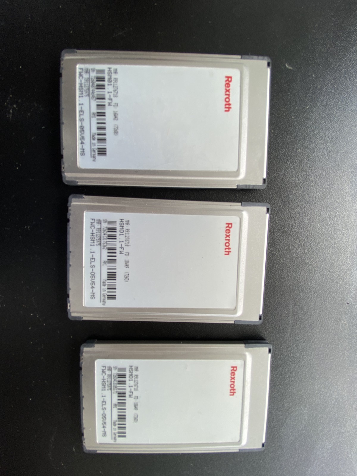 Lot of 3 Rexroth HSM01.1-FW Memory Card Indramat Program Qty 3