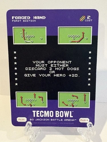 2026 Bo Jackson Battle Arena Tecmo Bowl #PL11 Forced Hand SSP Play