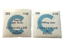 Caravelle 2SO Setting Lever & Screw Watch Part #25 & #48