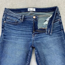 BKE Denim Payton Jeans Womens 30x31.5 Mid Rise Flare Blue Stretch Universal Fit