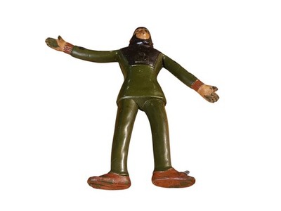 Vintage 1967 MEGO Cornelius Planet Of The Apes Bend N Flex Action