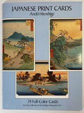 Ando Hiroshige : Japanese Print Cards, 24 Full Color Cards (1988, Paperback)