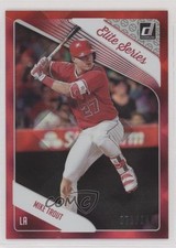 2018 Panini Donruss Elite Series Red 71/149 Mike Trout #ES8 0o3b