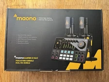 MAONO MaonoCaster E2 Gen2 Podcasting Console Dual Mic Bundle PM320T
