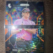 2025 Panini Prizm Liv Golf - Prizmatic Bubba Watson #1 Orange Pulsar Prizm