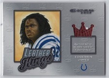 2002 Donruss Leather Kings #LK15 Edgerrin James #'d 135/250