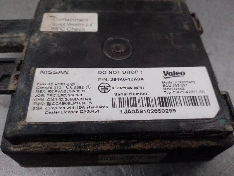 284K01JA0A modulo elettronico per INFINITI EX 30D 2007 5593234 - Immagine 4 di 4