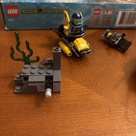 Rare Lego Aqua Raiders Angler Ambush! Set 7771 w/ Minifigures & Manual