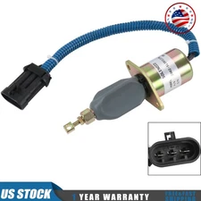 12V Fuel Shut Off Solenoid For Dodge Ram Pickup Cummins Diesel 5.9L 1994-98