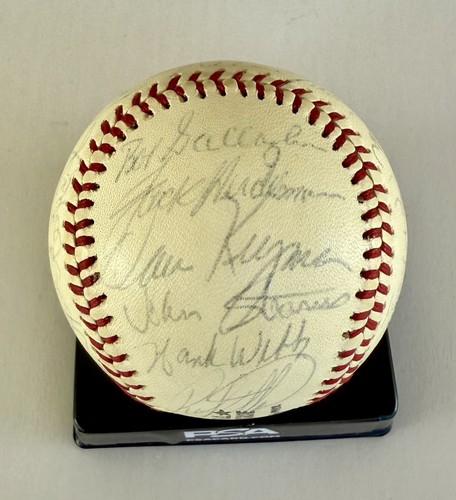 1975 New York Mets Signed Baseball Willie Mays Tom Seaver Autograph Auto PSA DNA - Picture 4 of 8