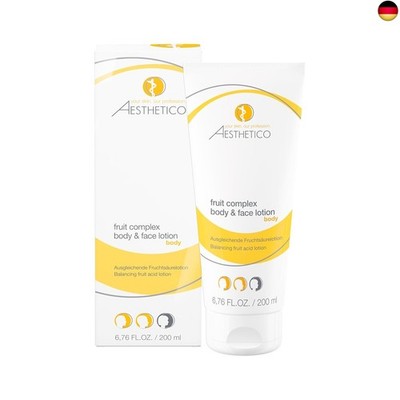 AESTHETICO Fruit Complex Body & Face Lotion, 200 ml, Skin Smoothing Fruit
