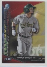 2017 Bowman Chrome Scouts Top 100 Red Refractor 1/5 Franklin Barreto #BTP-66 0w8