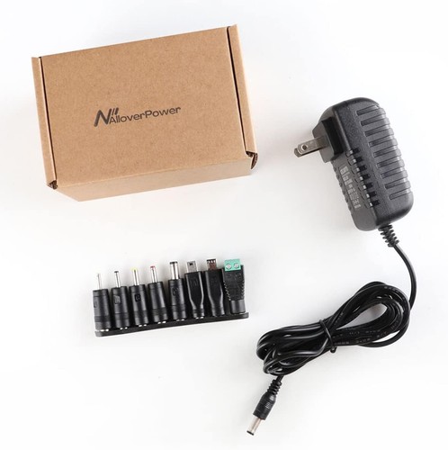 Universel AC DC 5V 1A 2A/2000mA Cordon Alimentation Adaptateur Chargeur avec Noir - Photo 6/7