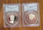 1998-S and a 2002-S Kennedy Proof Half Dollar Coins PF69  SILVER