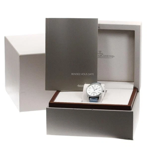 Jaeger LeCoultre — Jaeger-LeCoultre Reverso Q3478421 34mm SS Silver Dial ["Date"] Watch #C2133