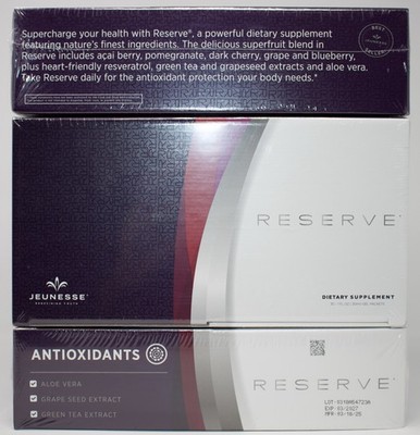 Jeunesse Reserve Antioxidans Gel 30 Beutel   Resveratrol   UK   EXP 03/2027