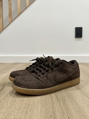 Nike X SB X Dunk Low Pro Big Foot Size 13 Rare Travis Scott Brown Suede Rare