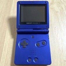 Game Boy Advance SP Azurite Blue Console GBA Tested Region Free s0747M