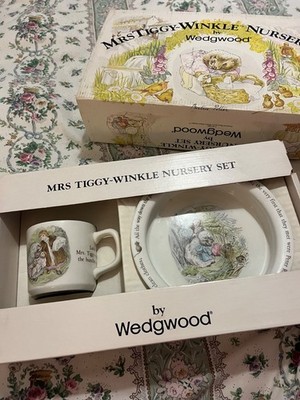 Wedgwood Mrs Tiggy-Winkle Nursery Set   3 Piece