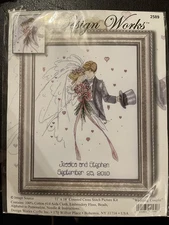 Cross Stitch Kit Design Works Love Couple Wedding Anniversary Record #DW2589 NIP