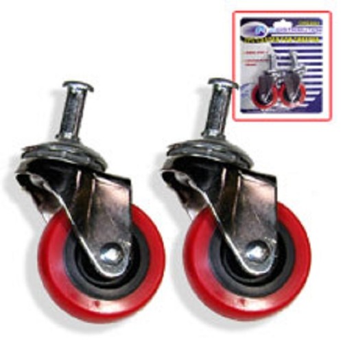 2 PIECES 2" INCH REPLACEMENT SWIVEL WHEEL CASTER CASTOR FOR MECHANIC'S