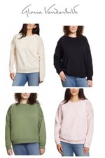 Gloria Vanderbilt Lace Sweatshirt, Colors/Sizes, NEW