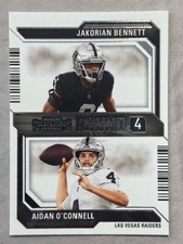 2023 Contenders - Round Numbers #18 Aidan O'Connell, Jakorian Bennett (RC)*