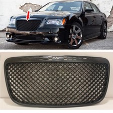 B Look Front Grille Grill Fits For Chrysler 300 300c Sedan Matte Black 11-14 B Look Front Grille Grill Fits For Chrysler 300 300c Sedan Matte Black 11-14
