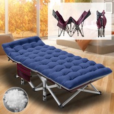 SLSY Folding Camping Cots for Adults Heavy Duty Cot, Sleeping Bed Tent Cot