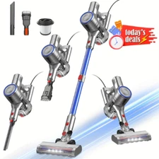 Corded 600W Powerful 25KPa Stick Vacuum Cleaner - 6-in-1 Lightweight Handheld