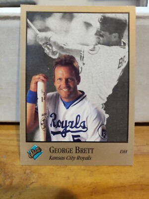 1992 Leaf Studio#181 George Brett  Kansas City Royals Mint Pre Owned 