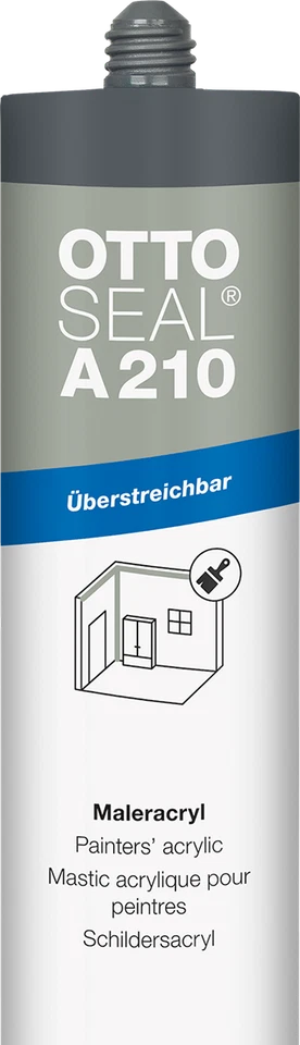 OTTO CHEMIE OTTOSEAL A210 Acryl 300ml C01 Weiß Maleracryl Dichtstoff Fassade außen innen